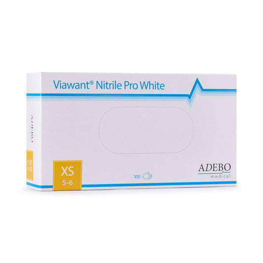 Viawant Nitrile Pro White - Einmalhandschuhe aus Nitril, Farbe: WEISS