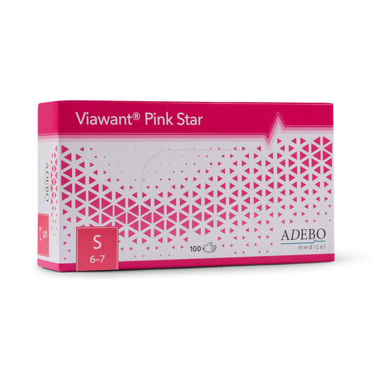 Viawant Pink Star - Einmalhandschuhe aus Nitril