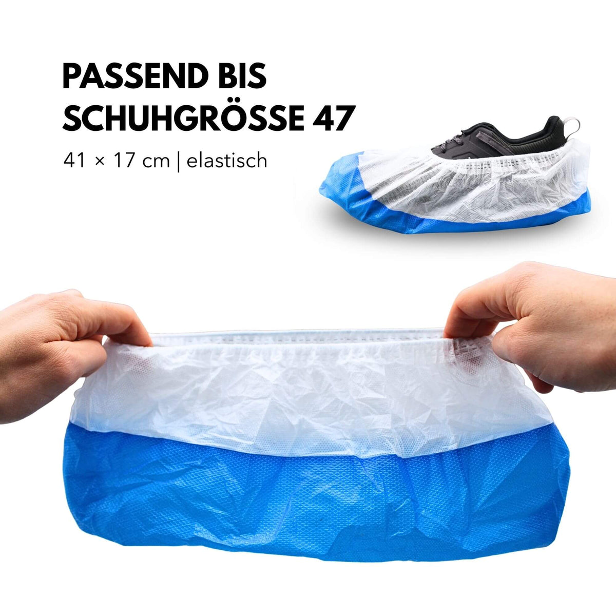 PP Überschuhe + CPE Sohle 9g