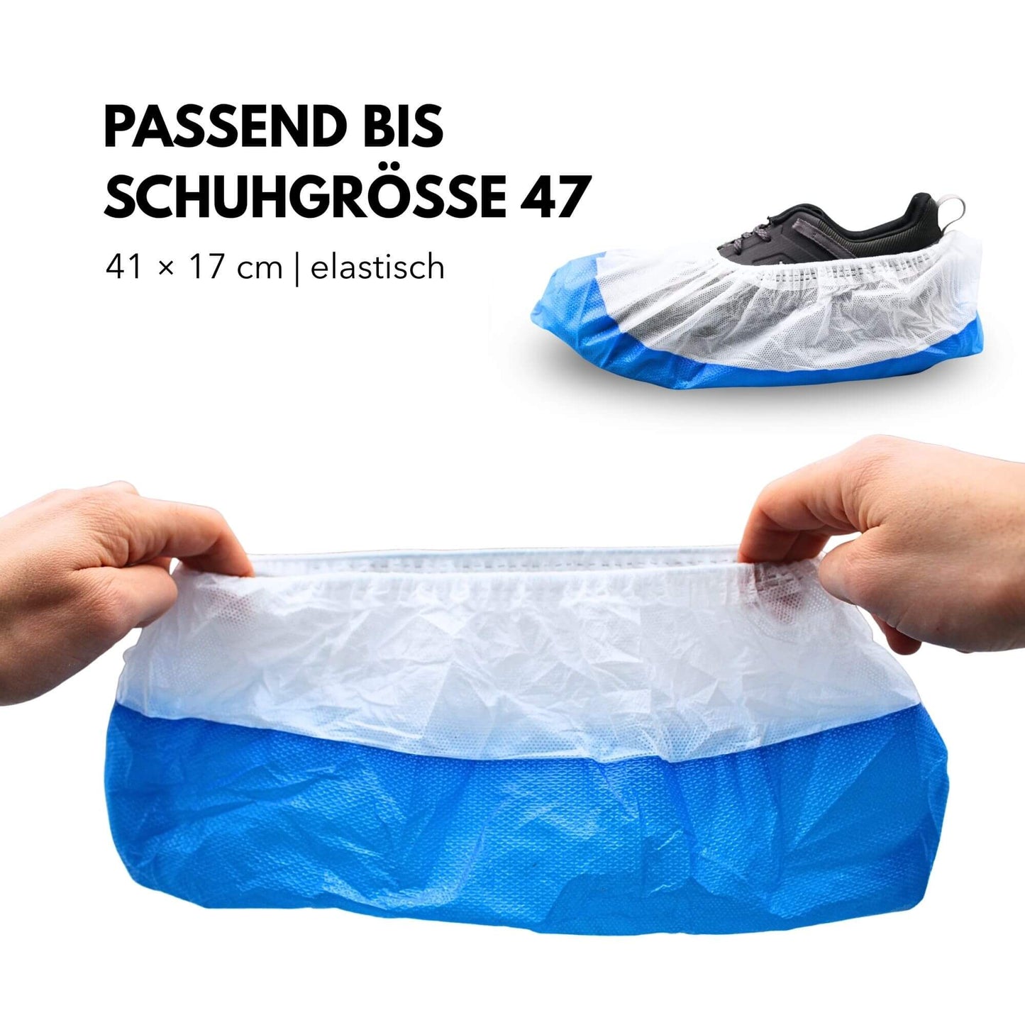 PP Überschuhe + CPE Sohle 9g