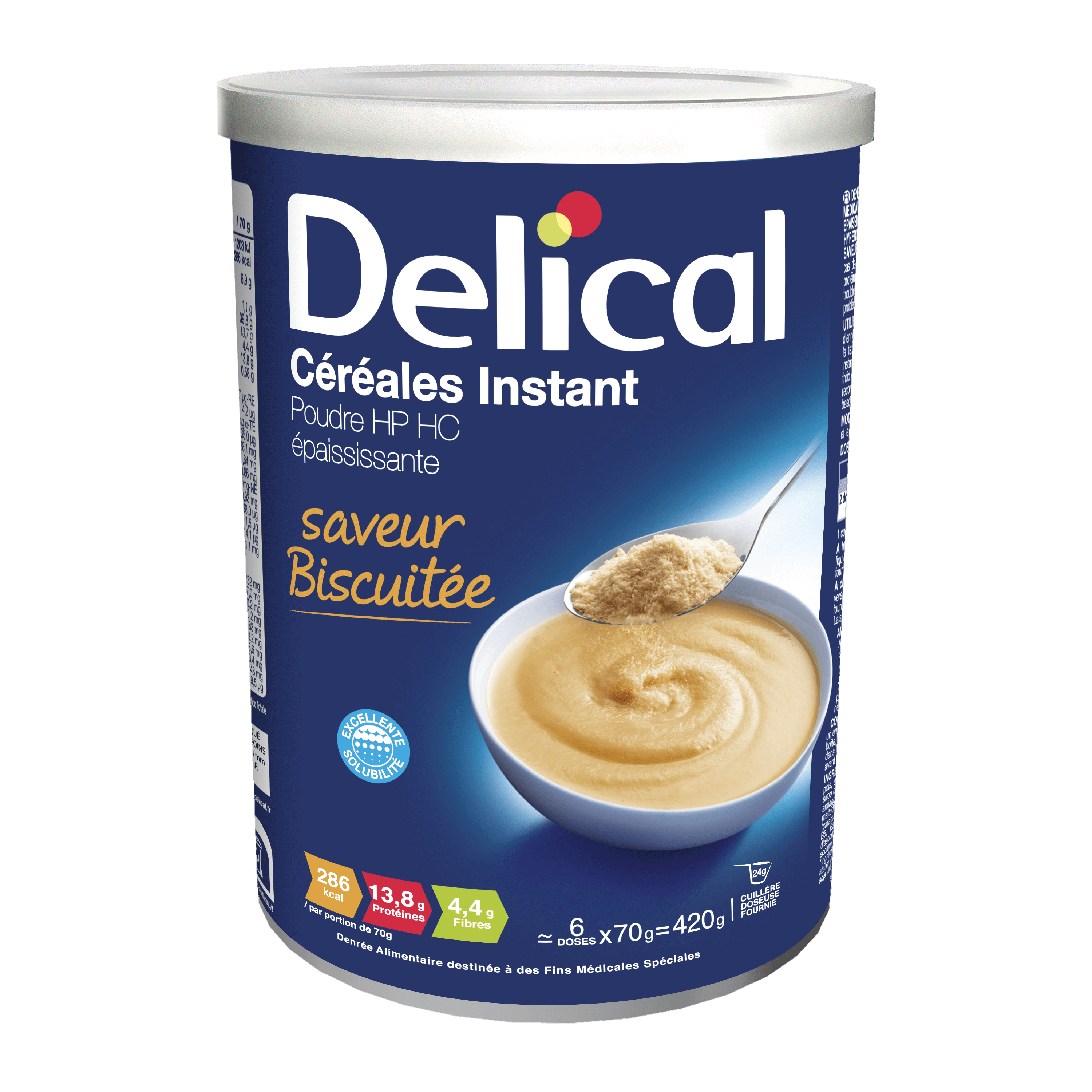 Delical Cereales Instant 420g - Biscuit Geschmack