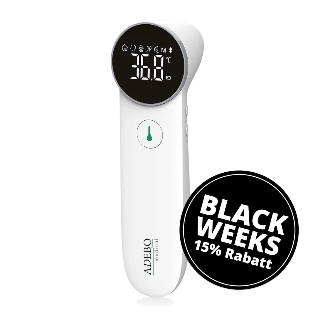 Digitales Infrarot-Fieberthermometer mit LCD-Display und ergonomischem Design