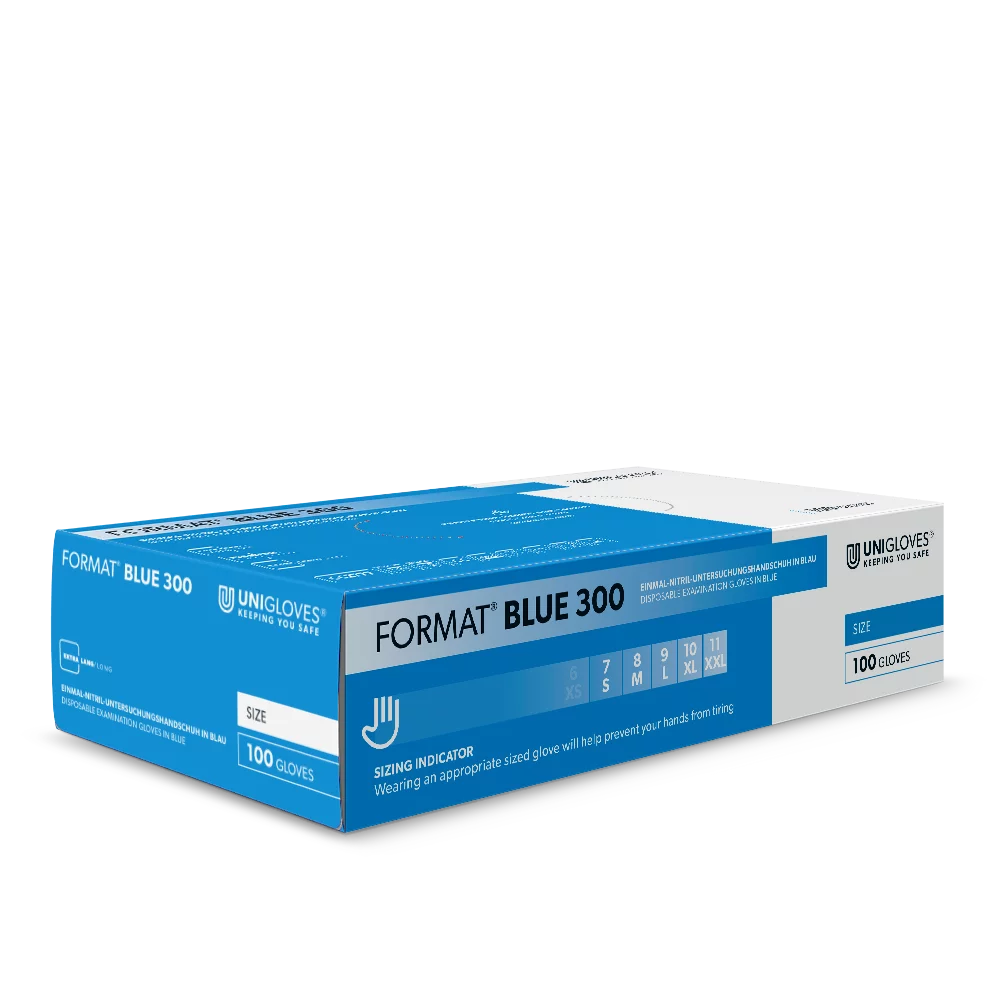 Format blue 300 Nitrilhandschuhe