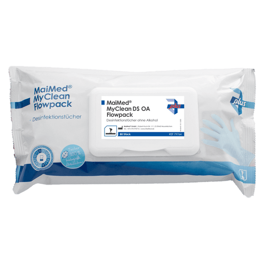Desinfektionstücher ohne Alkohol - MyClean DS OA Flowpack