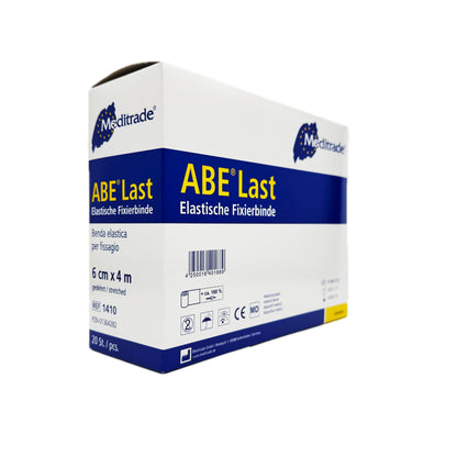 Meditrade ABE Last elastische Fixierbinde 8 cm x 4 m in Verpackung.