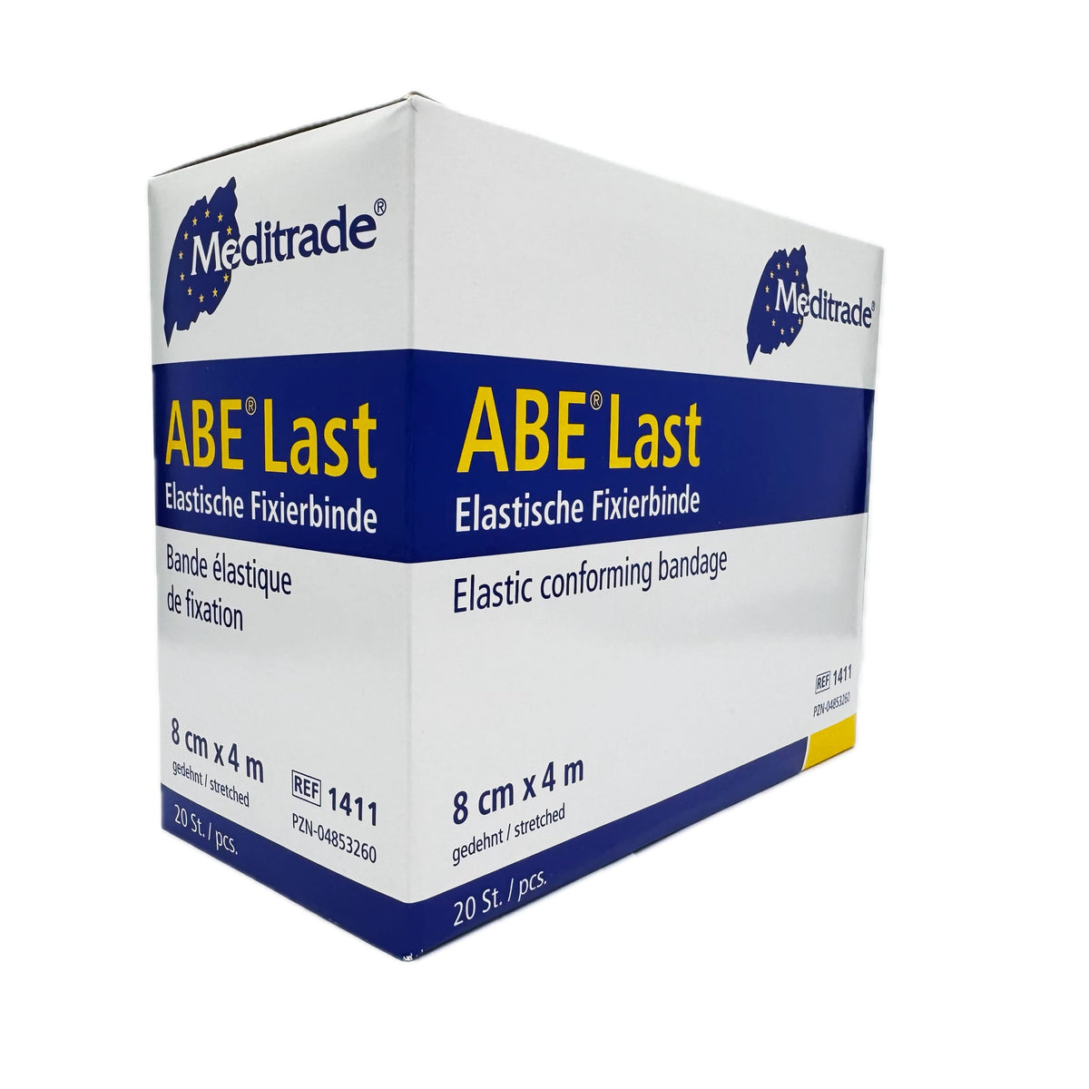 Meditrade ABE Last elastische Fixierbinde 8 cm x 4 m in Umverpackung.
