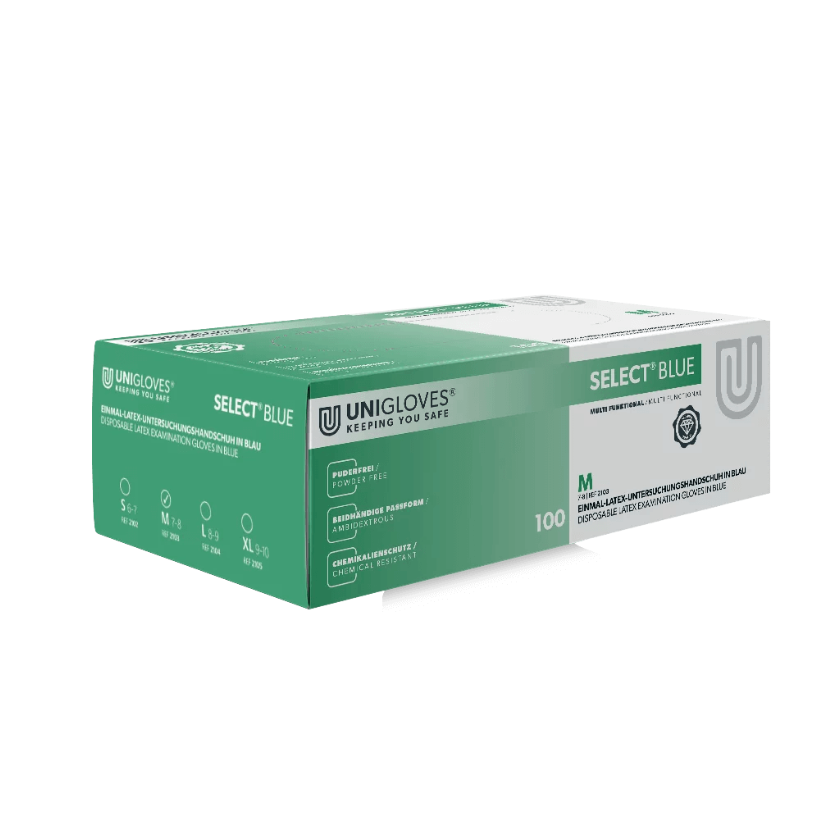 SELECT BLUE Latexhandschuhe