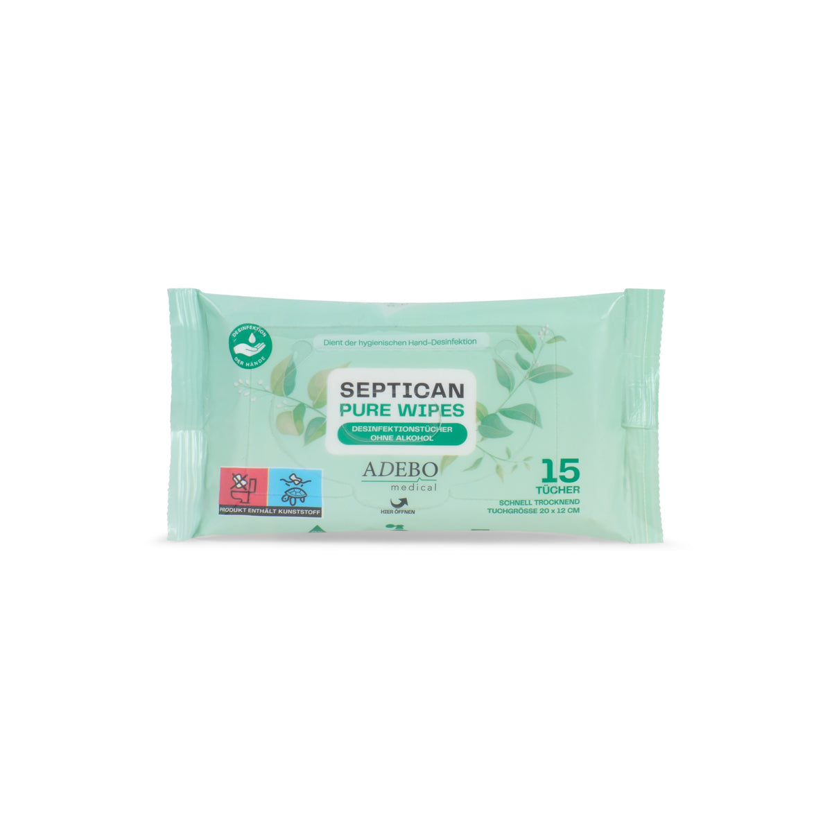 Septican Pure Wipes 15 Stueck