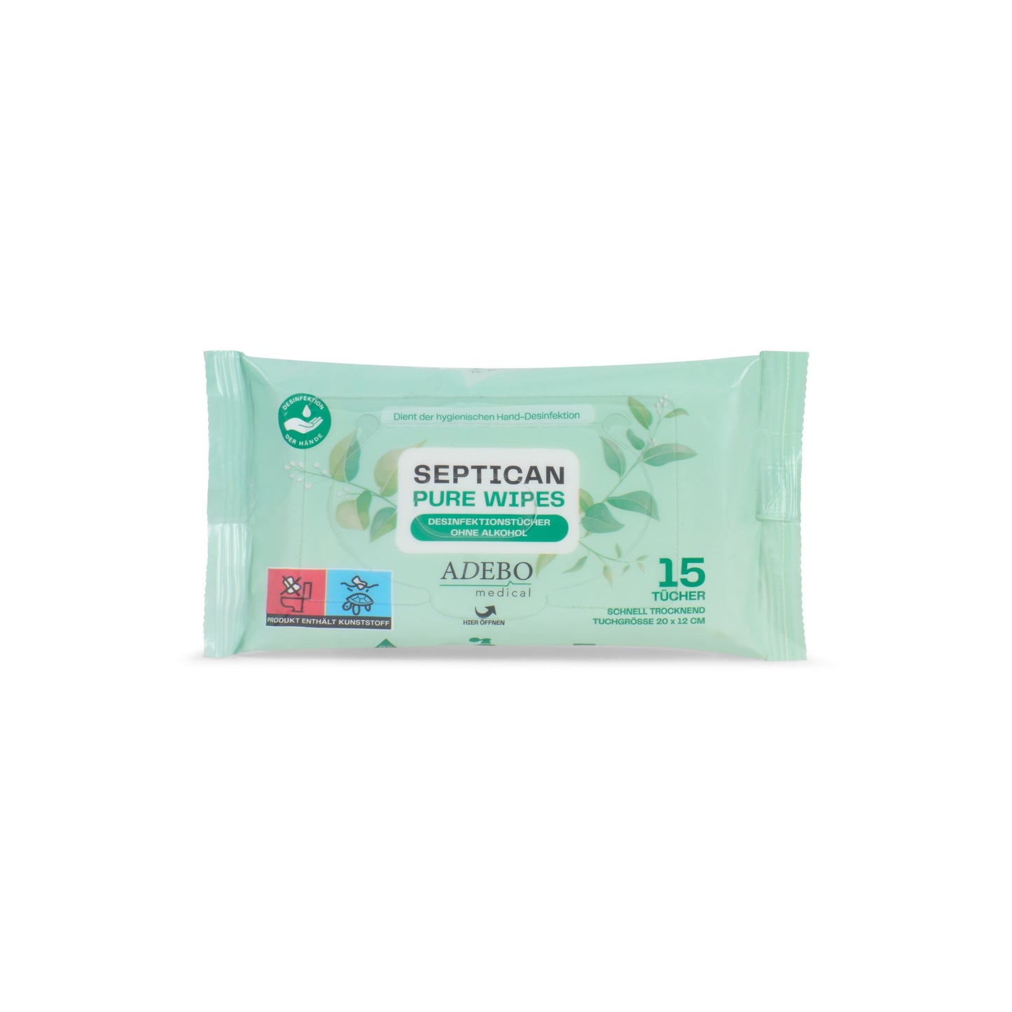 Septican Pure Wipes 15 Stueck