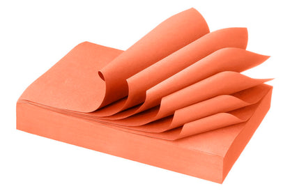 Norm Traypapier in frischem Grün, gestapeltes Zellstoffpapier für Dentaltrays, 18 x 28 cm.