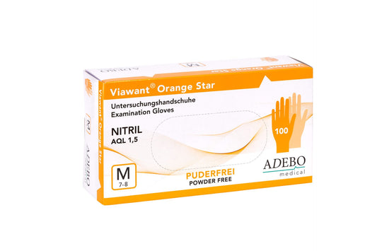 Viawant Orange Star - Einmalhandschuhe aus Nitril