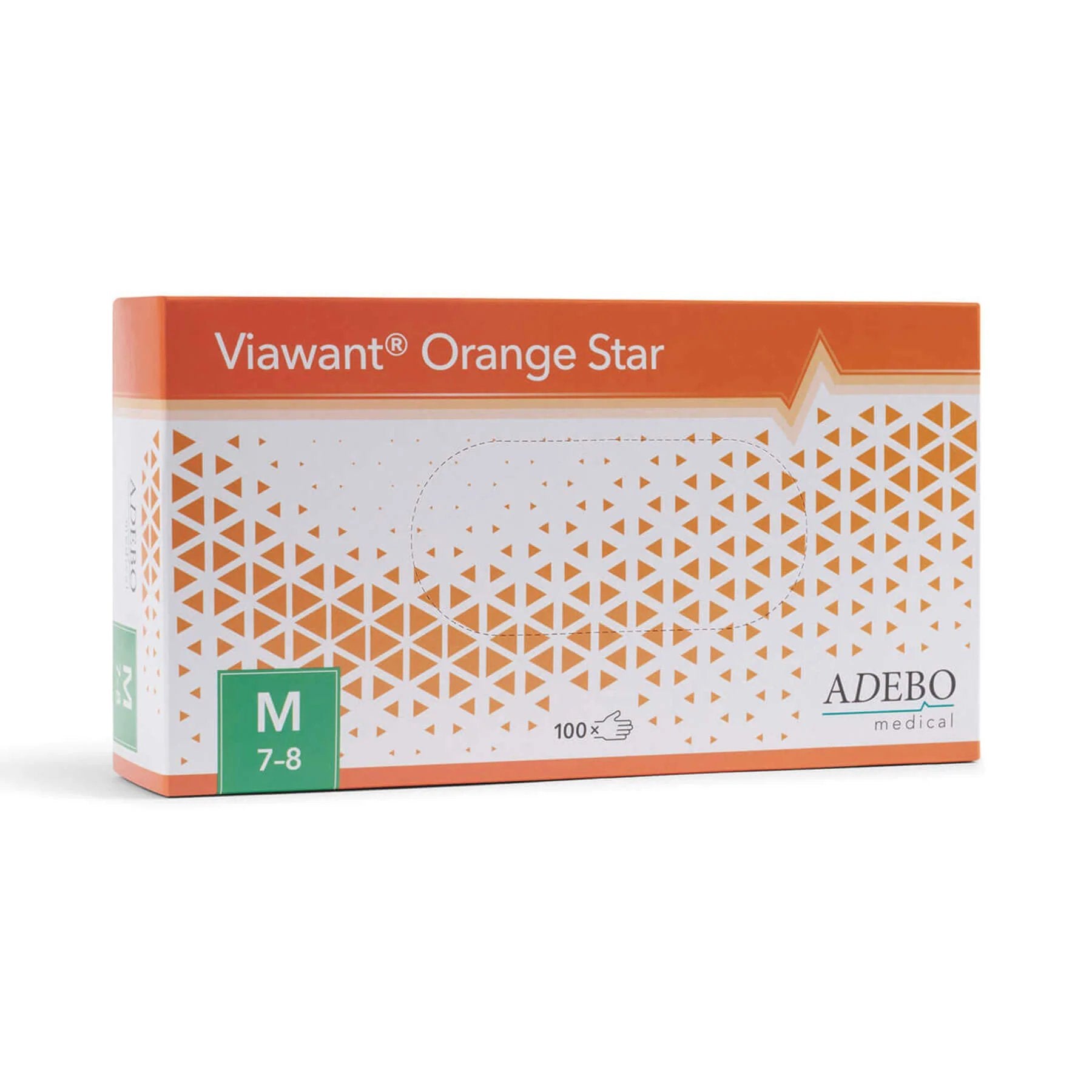 Viawant Orange Star - Einmalhandschuhe aus Nitril