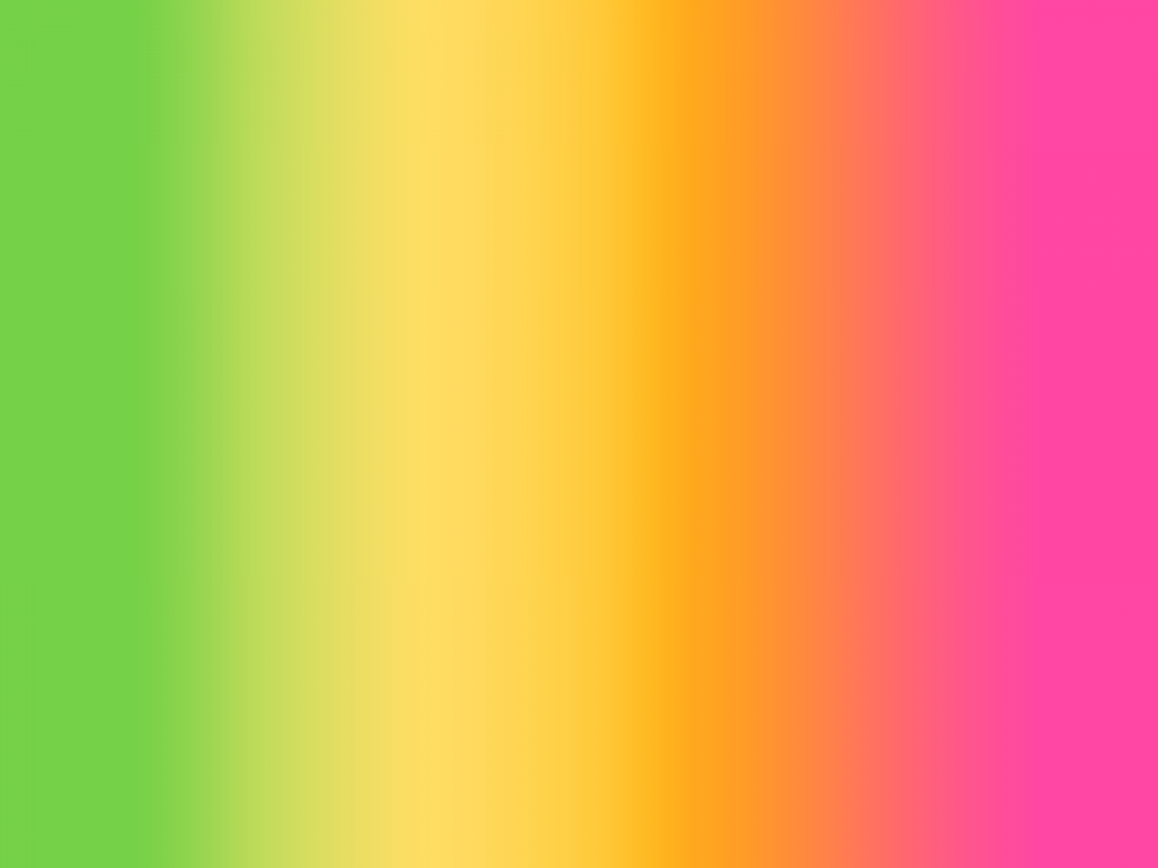 Bunte Farbdarstellung der Viawant Rainbow Star Nitrilhandschuhe in Gelb, Orange, Grün und Magenta.