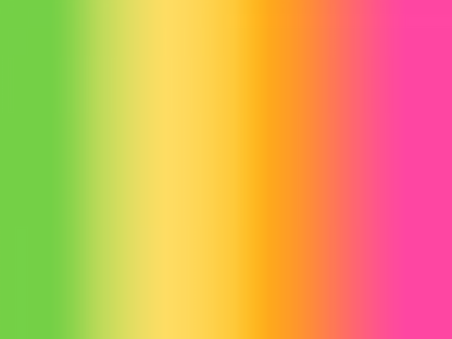 Bunte Farbdarstellung der Viawant Rainbow Star Nitrilhandschuhe in Gelb, Orange, Grün und Magenta.