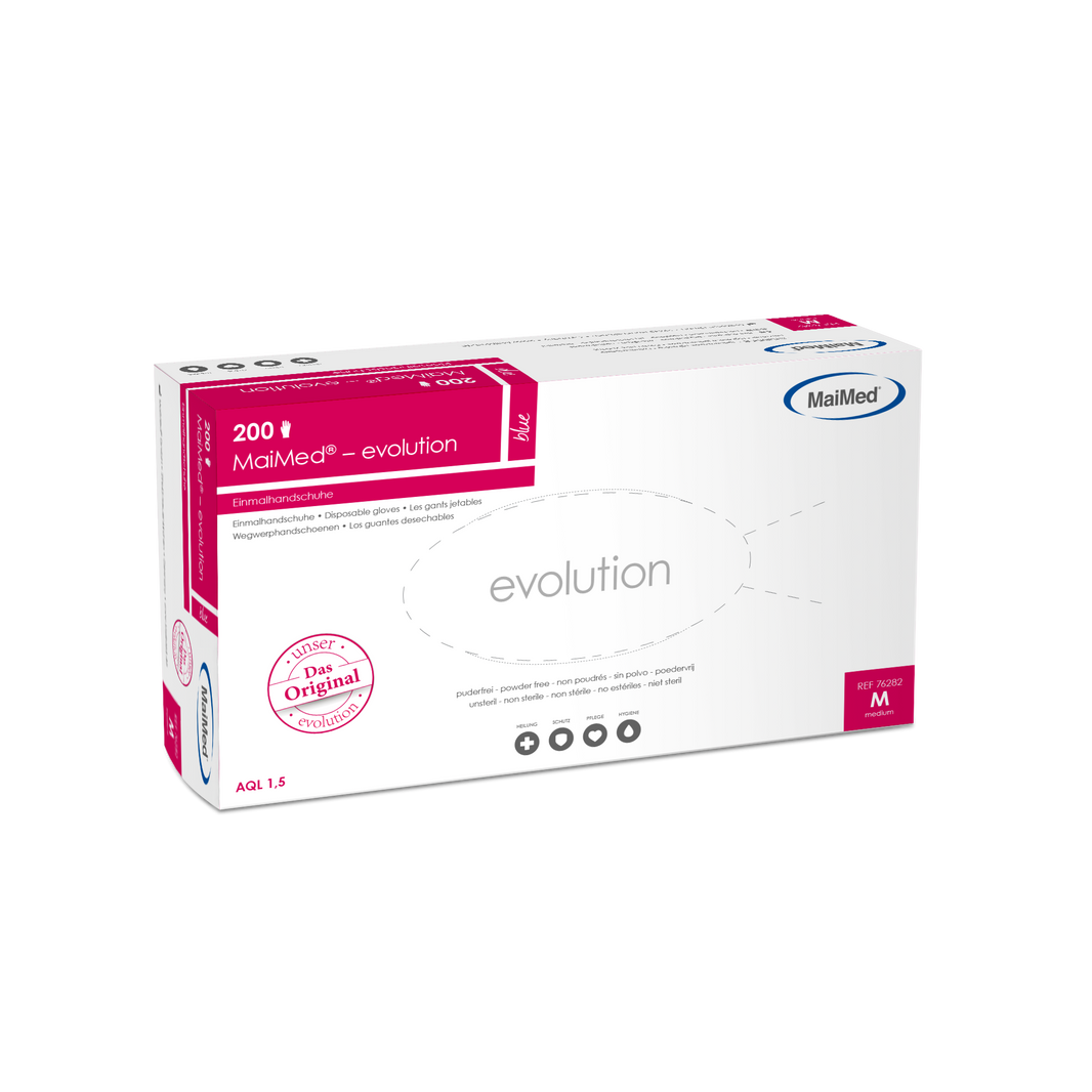 MaiMed-evolution white Latexfreie Einmalhandschuhe