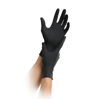 MaiMed-Black LX PF Latexhandschuh, puderfrei