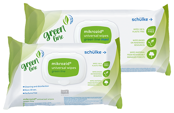 Mikrozid Universal wipes greenline maxi