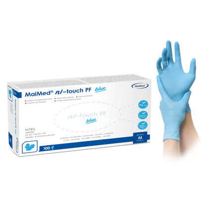 MaiMed ni-touch PF Puderfrei Nitrilhandschuhe