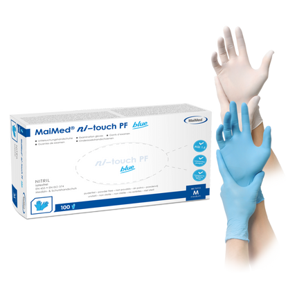 MaiMed ni-touch PF Puderfrei Nitrilhandschuhe