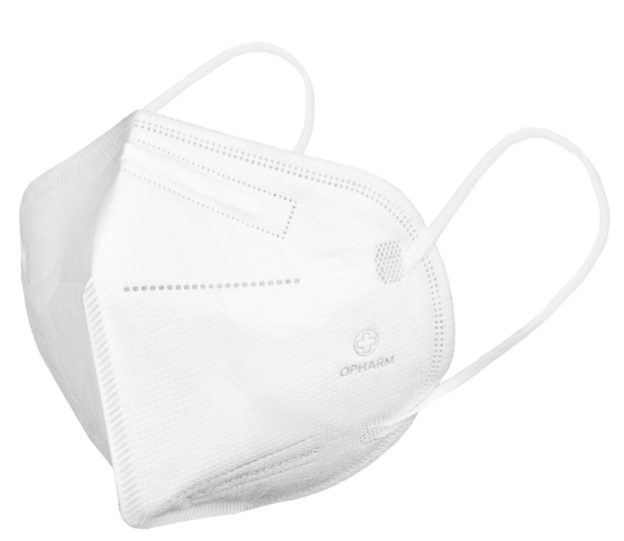 FFP2 Atemschutzmaske mit anatomischer Passform und stabilem Maskengitter.