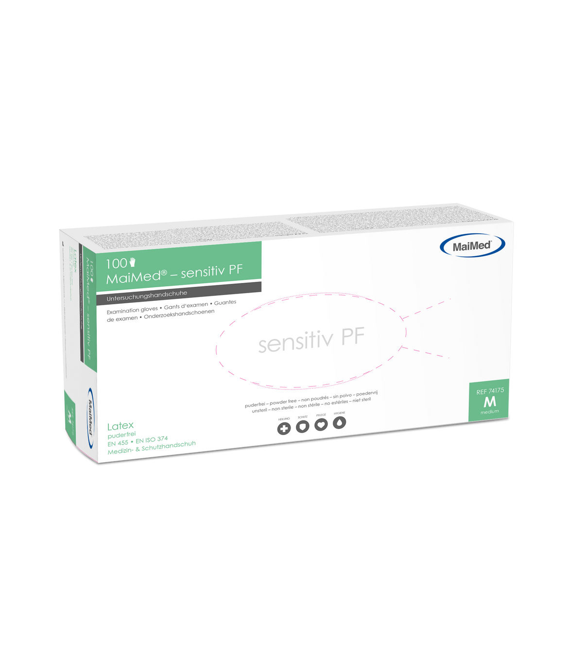 MaiMed-sensitiv PF Latexhandschuhe puderfrei