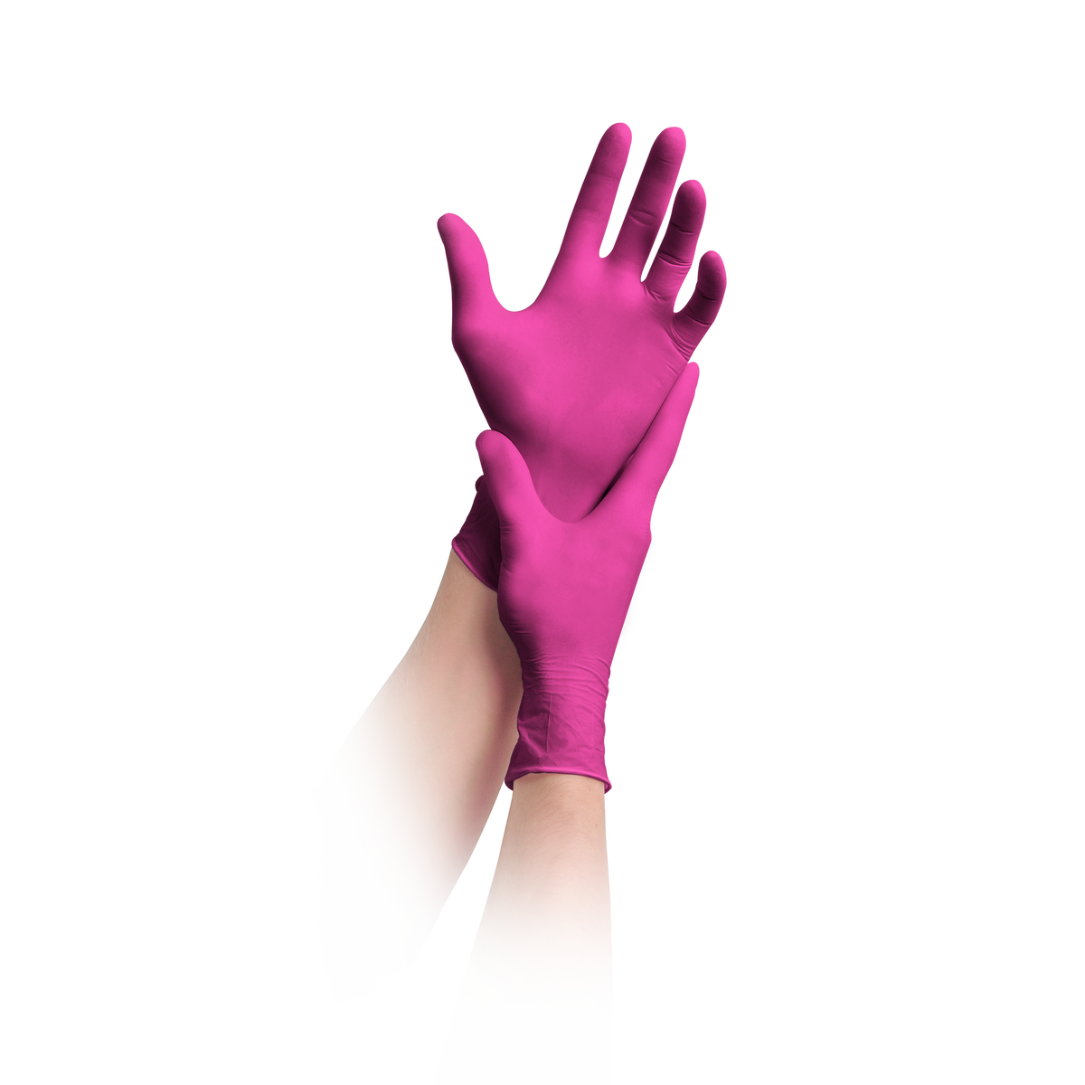 MaiMed-solution100 magenta Nitrilhandschuhe puderfrei, latexfrei
