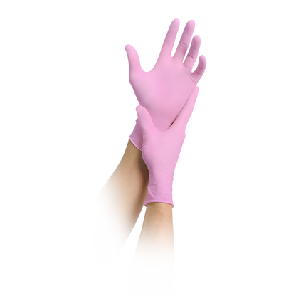 MaiMed-solution100 pink Nitrilhandschuhe puderfrei, latexfrei