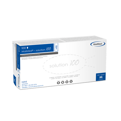 MaiMed-solution100 blue Nitrilhandschuhe puderfrei, latexfrei