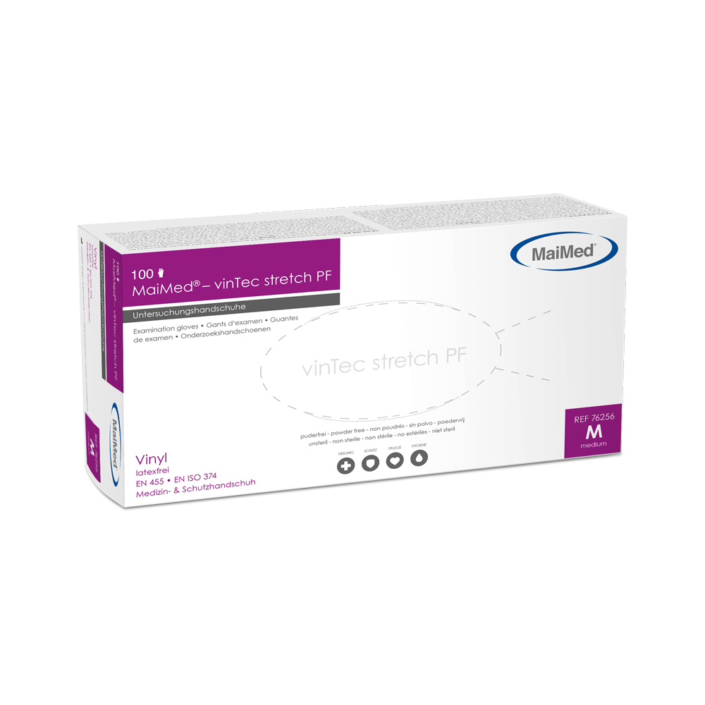 MaiMed-vinTec Stretch PF Vinylhandschuhe puderfrei