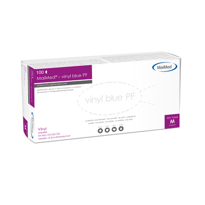 MaiMed-vinyl blue PF Vinylhandschuhe, puderfrei