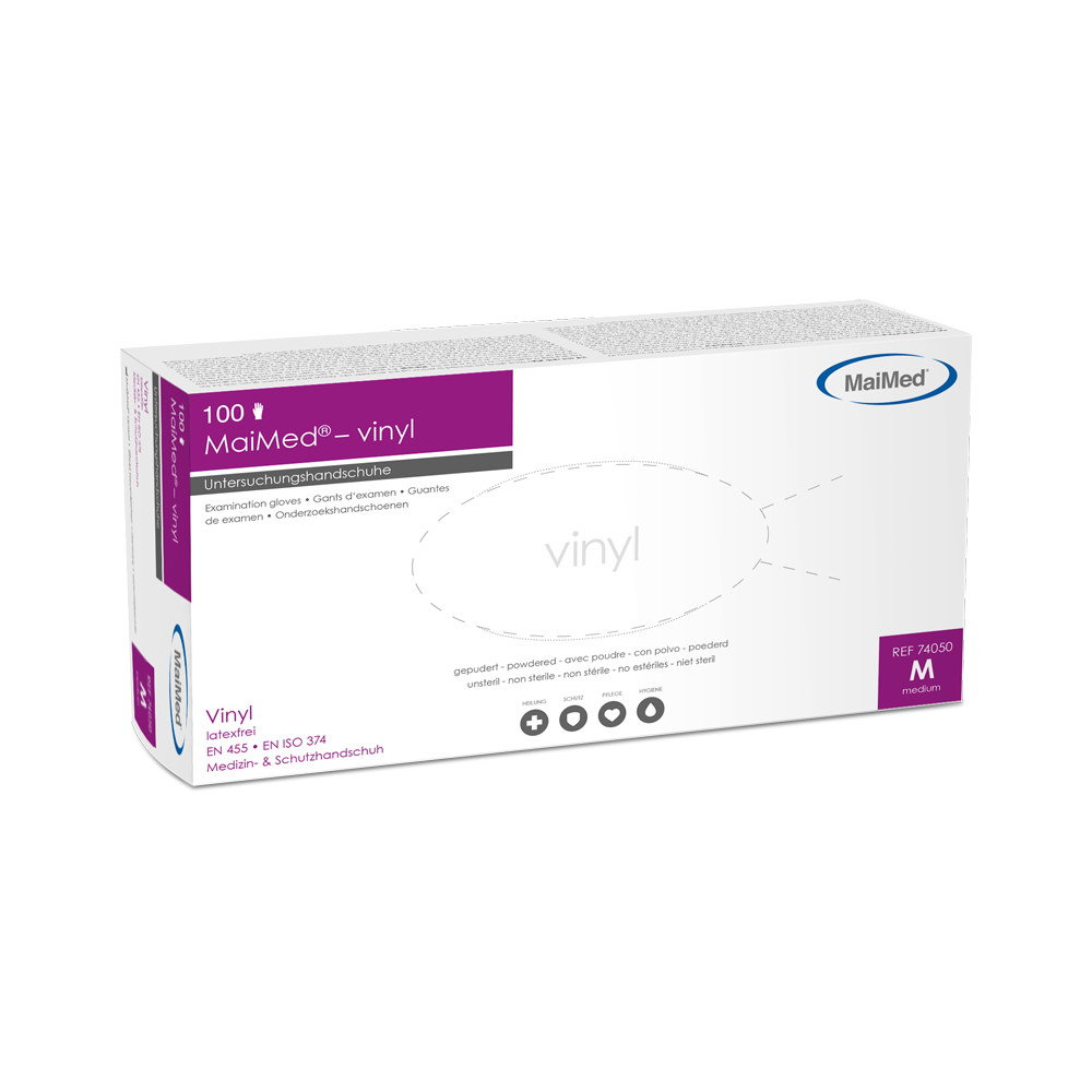 MaiMed-vinyl Gepuderte Vinylhandschuhe