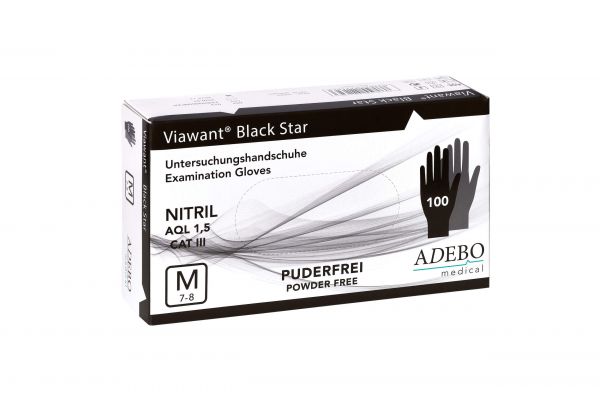 Viawant Black Star - Einmalhandschuhe aus Nitril
